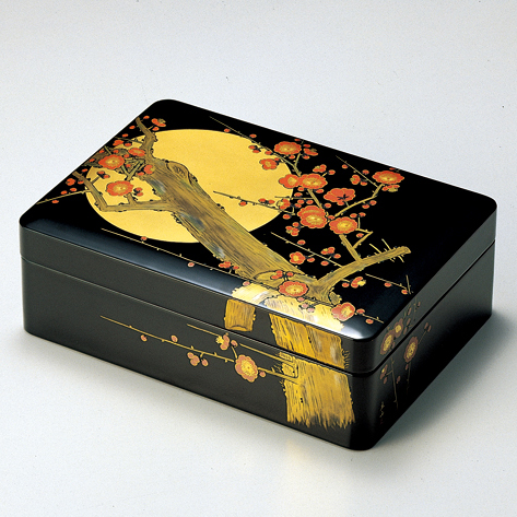 文庫 沈金故郷の詩 溜 漆塗り・木製 12-13201 漆器の井助