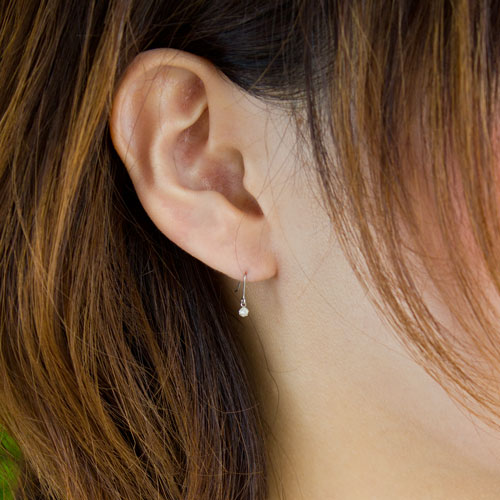 送料無料】【日本製】プラチナ/Pt900 ピアス 天然 ダイヤモンド/ダイヤ