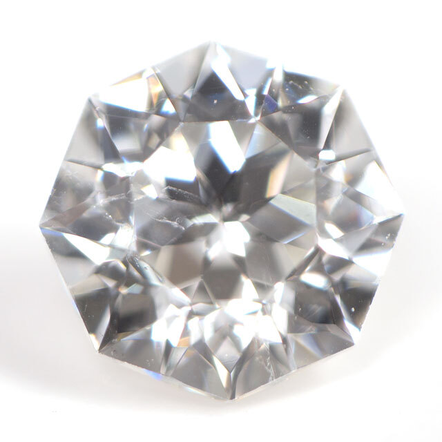 天然ダイヤモンド ルース ( 裸石 ) 0.160ct, Hカラー, SI-1, 八角形