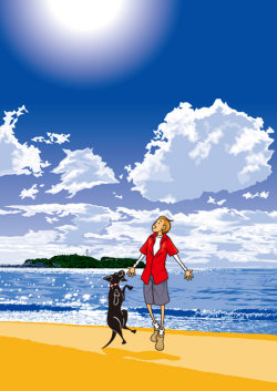 額装ジクレーイラスト「katase」