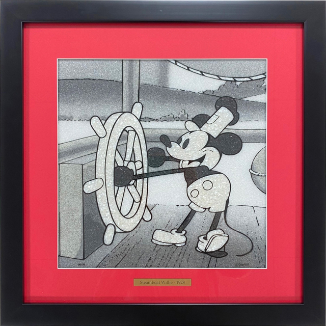 ジュエリー絵画 ディズニー 『蒸気船ウィリー』