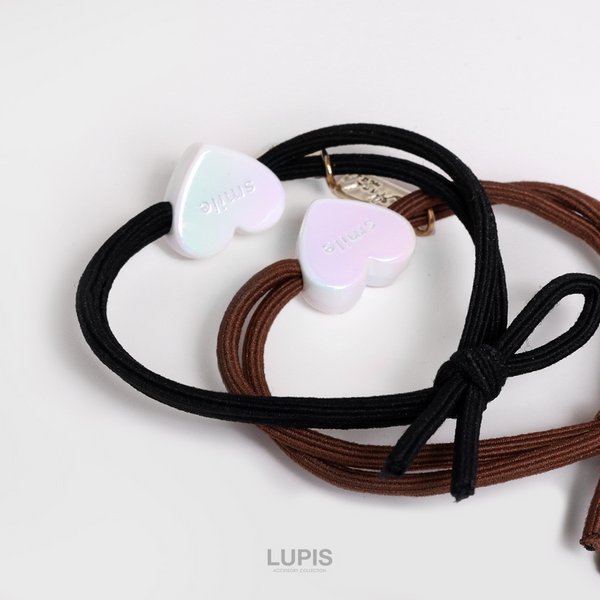 オーロラハートヘアゴム - ヘアアクセサリーを激安で通販販売