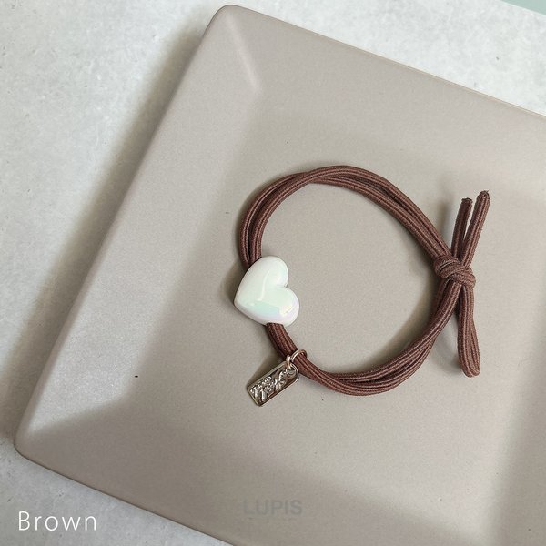 オーロラハートヘアゴム - ヘアアクセサリーを激安で通販販売