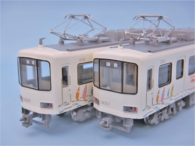 中古】江ノ電1200形 明治製菓号