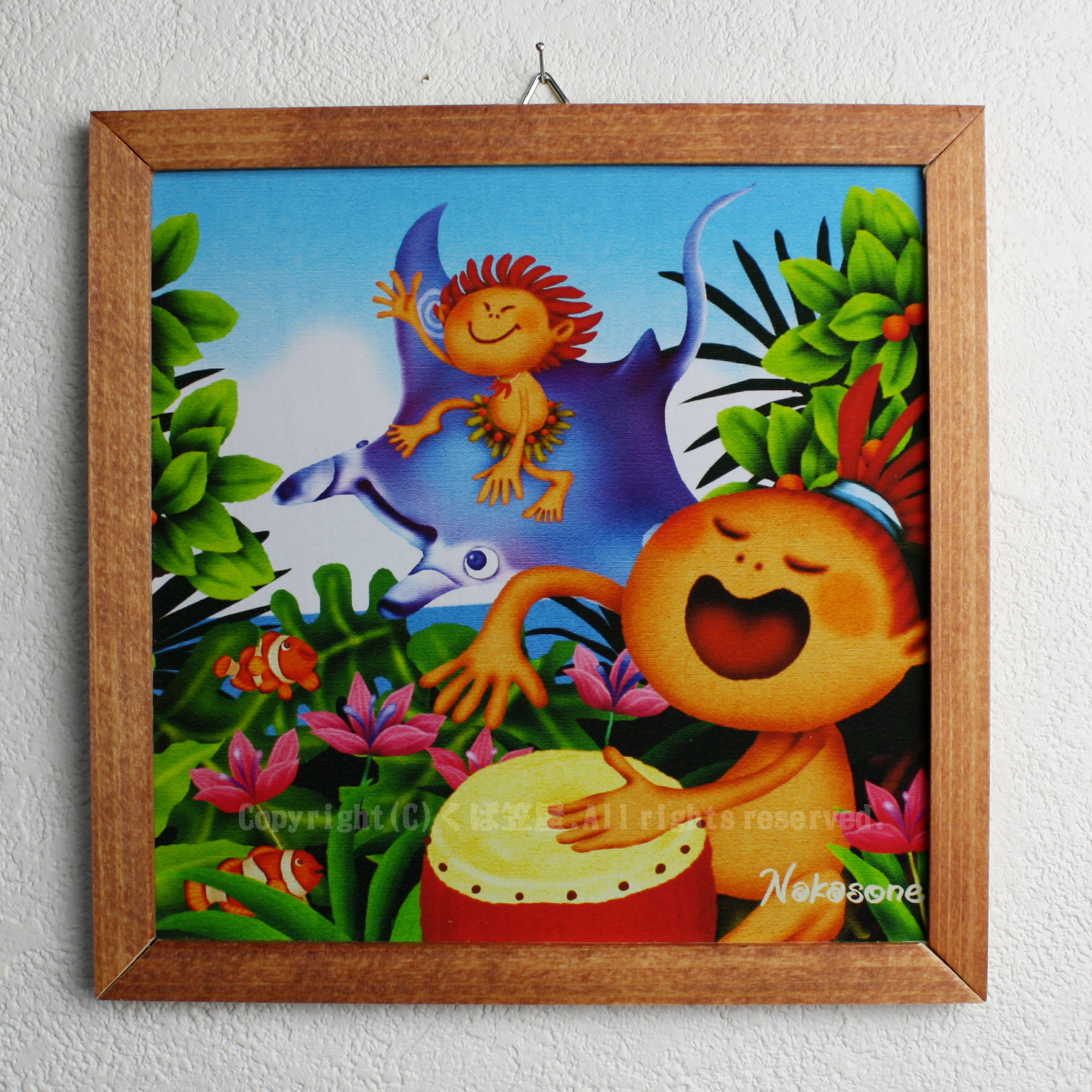 木精キジムナーのアートちび絵「男の子/Sサイズ35番」