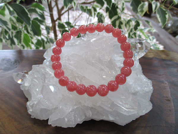 インカローズ ブレスレット 通販 高品質 約8.5mm 天然石販売専門店【鬮石】