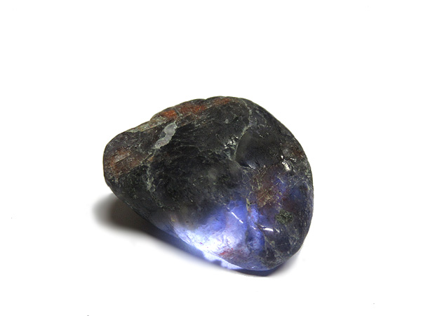 ブラッドショットアイオライト 原石ポリッシュ 販売 天然石専門店【鬮石】