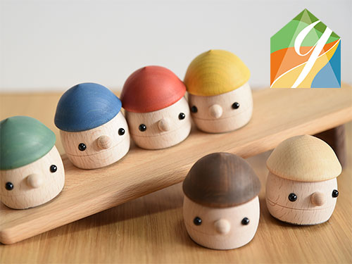 どんぐりころころ こまむぐ｜木のおもちゃ KURABOKKO