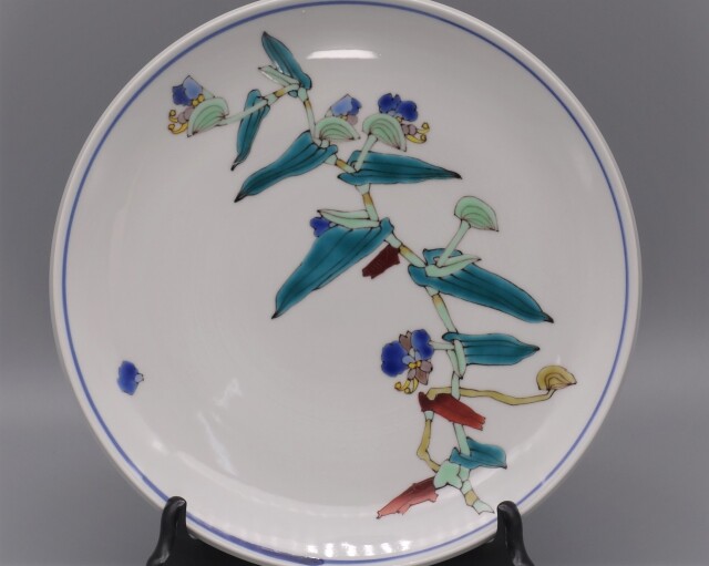 丸皿 露草の図 [ 武腰潤 ]