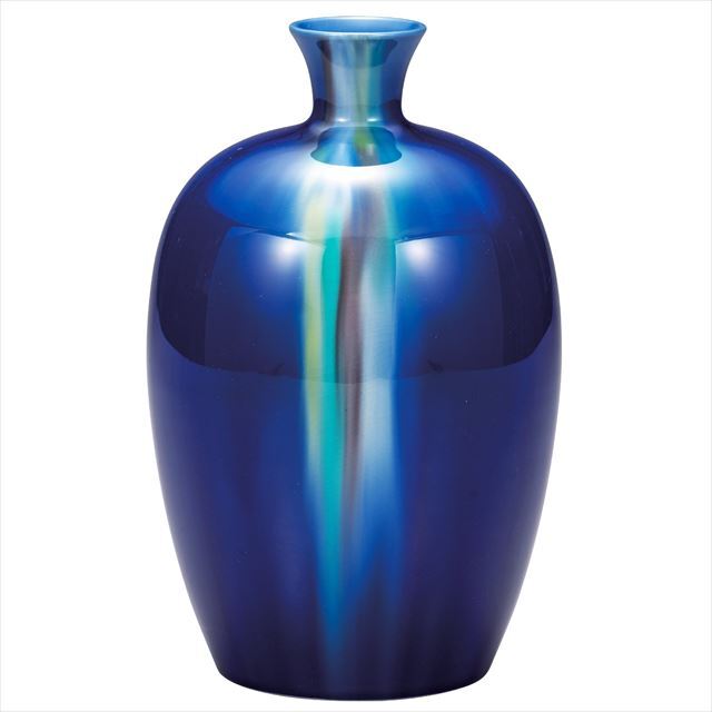 九谷焼ギフト ご贈答品 御祝い 九谷焼7号花瓶 釉彩 博峰窯【九谷焼販売