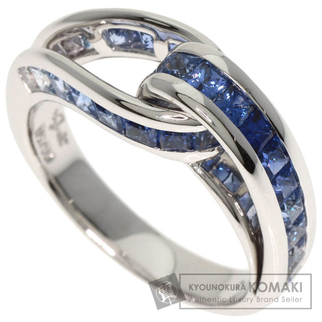 Jeunet ジュネ サファイア リング・指輪 K18ホワイトゴールド