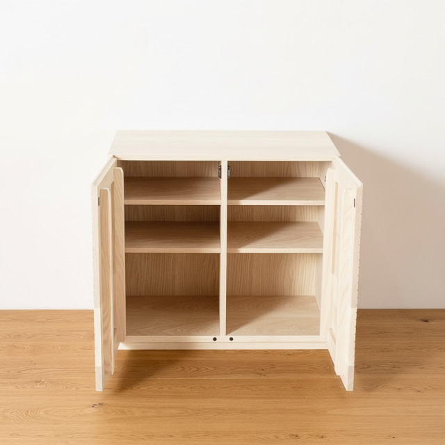 風雅／FUUGA キャビネット W800（ホワイトアッシュ）