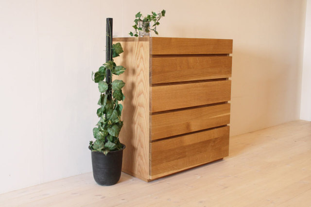 ハイチェスト 彩美／SAIBI-W900（ホワイトオーク-シンプル） md