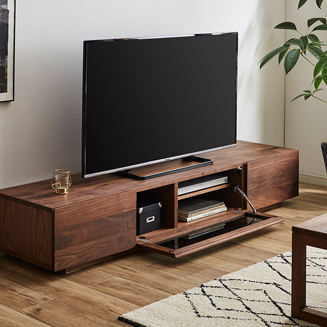 サイズオーダー可】天然木、無垢材使用テレビボード 凛／RIN-W1800