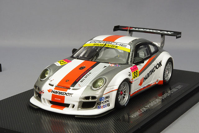 エブロ 1/43 ハンコック ポルシェ 2011 スーパーGT GT300 富士