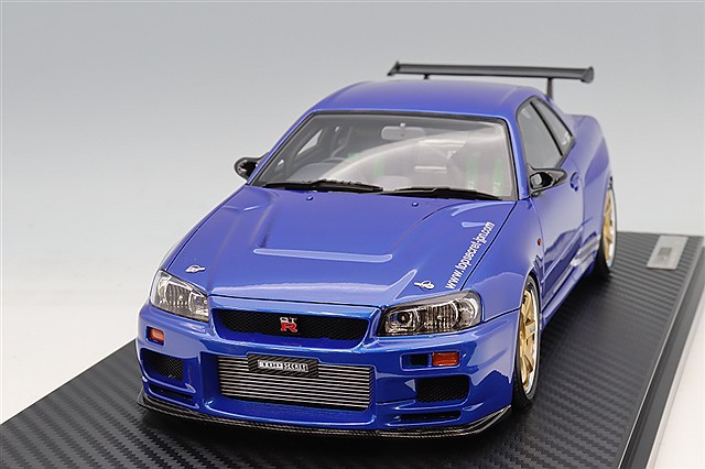 イグニッションモデル 1/18 トップシークレット 34GT-R (BNR34) ブルー