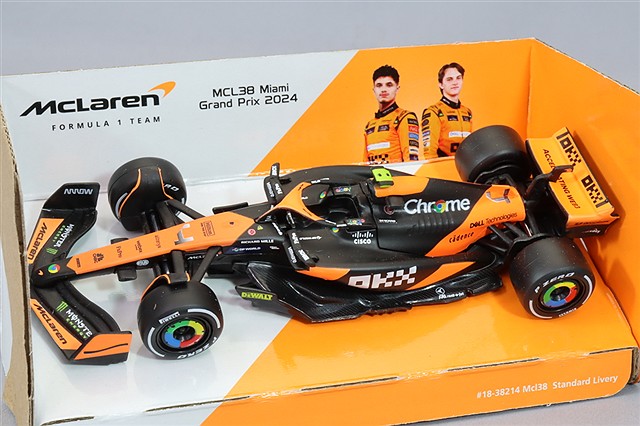 ブラゴ 1/43 マクラーレン F1チーム MCL38 2024 F1 #81 O.ピアストリ