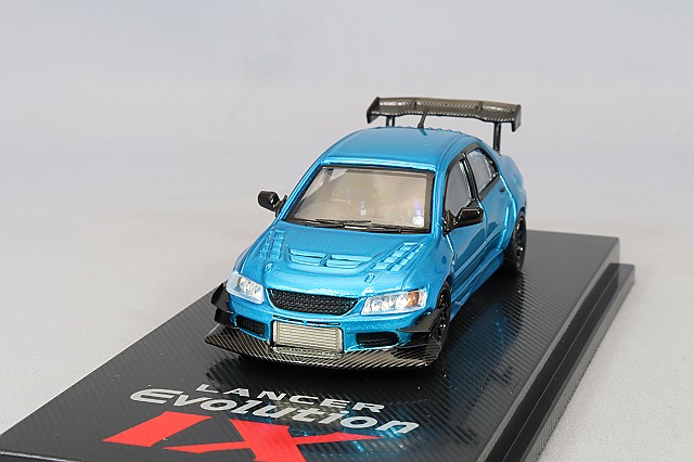 CMモデル 1/64 三菱 ランサー エボリューション IX ブルー