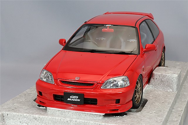 イグニッションモデル 1/18 ホンダ シビック (EK9) タイプR レッド