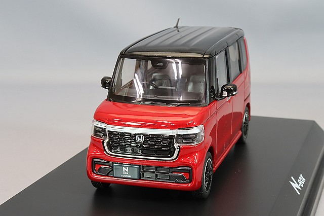 ホビージャパン 1/43 ホンダ N-BOX カスタム スレートグレーパール