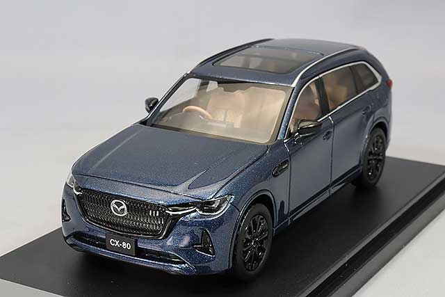 ハイストーリー 1/43 マツダ CX-80 2024 マシーングレープレミアム