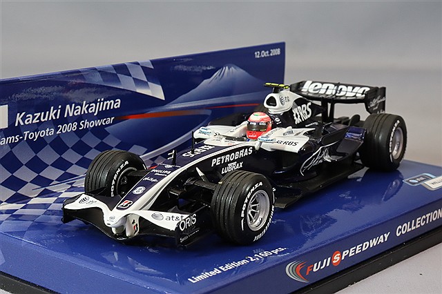 ミニチャンプス 1/43 AT&T ウィリアムズ トヨタ ショーカー 2008 F1 #8