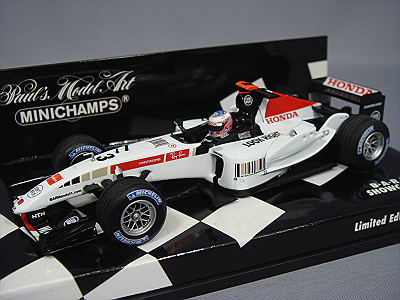 ミニチャンプス 1/43 BAR ホンダ 007 ショーカー 2005 F1 #3 J.バトン