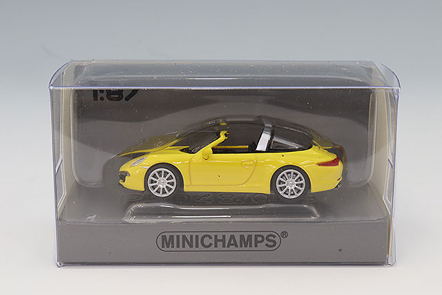 ミニチャンプス 1/43 ポルシェ 911 タルガ 1972 グリーン