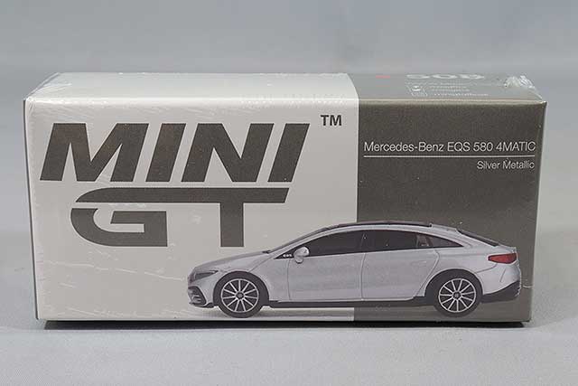 TSM ミニGT 1/64 メルセデスベンツ EQS 580 4MATIC シルバーメタリック