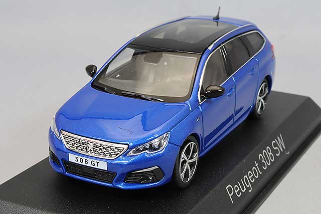 ノレブ 1/43 プジョー 308 GT 2021 ヴァーティゴブルー