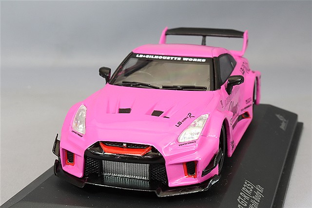 KJ Miniatures 1/64 リバティーウォーク LB-WORKS 日産 GT-R R35