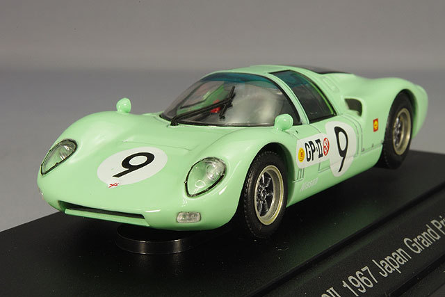 エブロ 1/43 日産 R380II 1967 日本グランプリ 4位 #9 北野元 グリーン