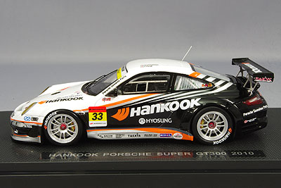 エブロ 1/43 ハンコック ポルシェ 2010 スーパーGT GT300 #33 木下みつ