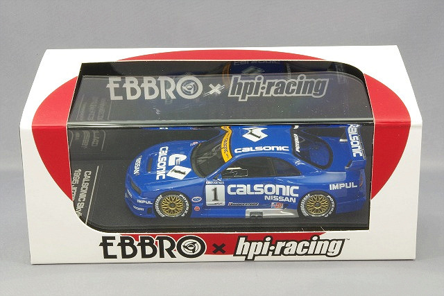 EBBRO×hpi racing 1/43 カルソニック スカイライン GT-R R33 1995 JGTC