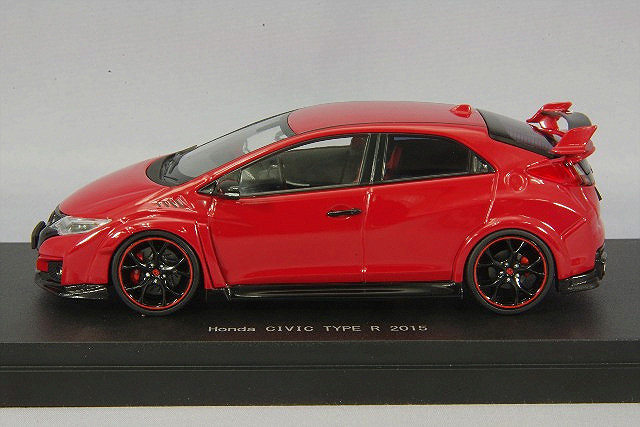 エブロ 1/43 ホンダ シビック タイプR 2015 ミラノレッド