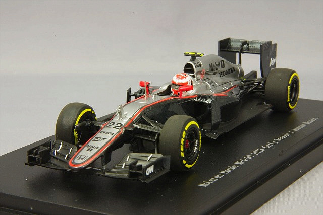 エブロ 1/43 マクラーレン ホンダ MP4-30 2015 F1 前期 #22 J.バトン