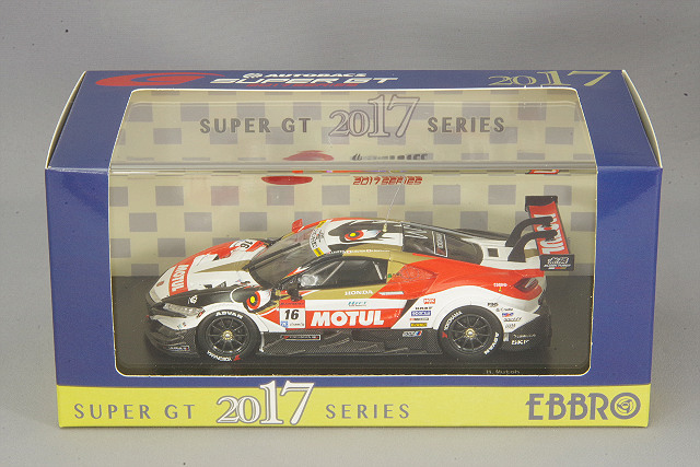 エブロ 1/43 モチュール 無限 NSX-GT 2017 スーパーGT GT500 Rd.6 鈴鹿