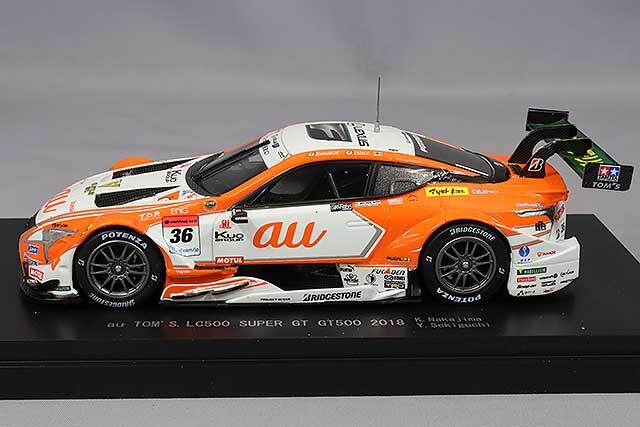 エブロ 1/43 au トムス LC500 2018 スーパーGT GT500 #36 中嶋一貴