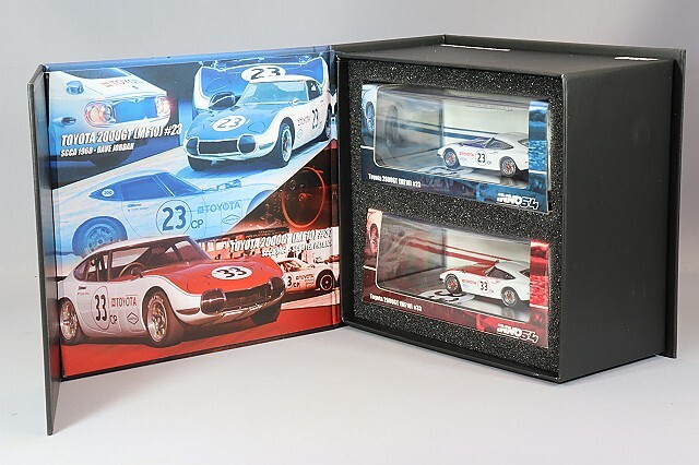 イノモデル 1/64 トヨタ 2000GT 1968 SCCA #23 D.ジョーダン & #33 S