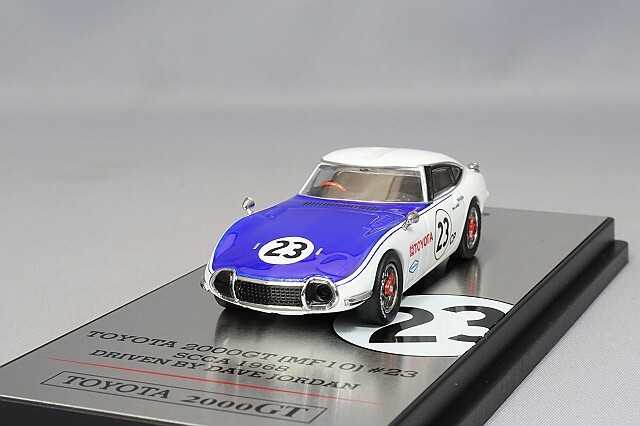 イノモデル 1/64 トヨタ 2000GT 1968 SCCA #23 D.ジョーダン & #33 S