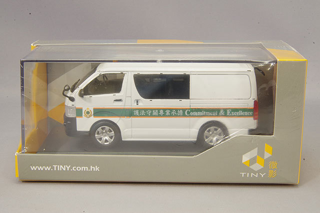 TINY 1/43 トヨタ ハイエース 香港税関車両