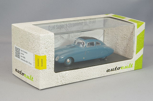 AUTOCULT 1/43 オペル スーパー 6 ストリームライン 1938 グレー/ブルー