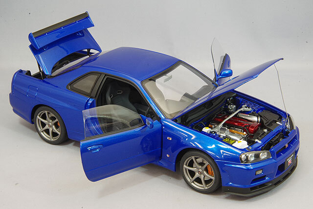 オートアート コンポジット 1/18 日産 スカイライン GT-R (R34) V