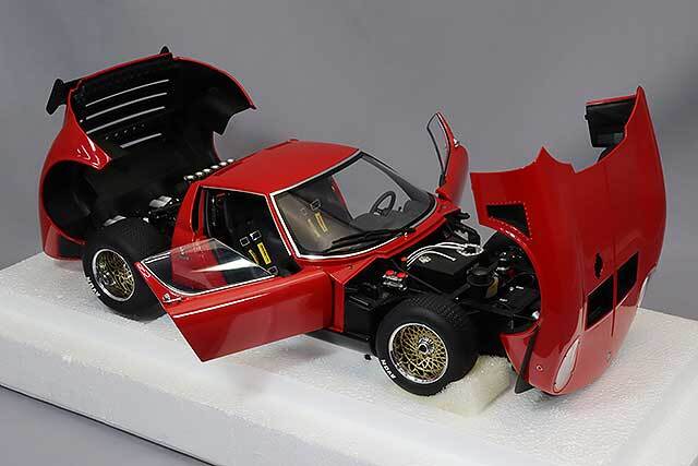 オートアート コンポジット 1/18 ランボルギーニ ミウラ SVR イオタ レッド