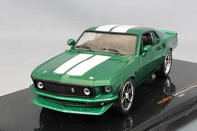 イクソ 1/43 フォード マスタング ファストバック 1969 メタリックグリーン