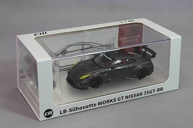 CMモデル 1/64 日産 LB-WORKS GT35RR スーパーシルエット フルカーボン