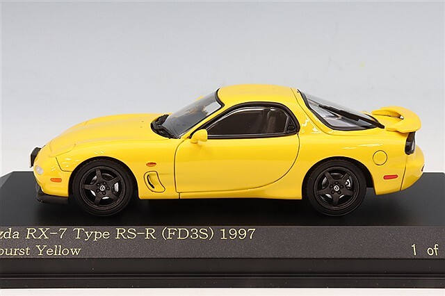 カーネル 1/43 マツダ RX-7 Type RS-R (FD3S) 1997 サンセットイエロー