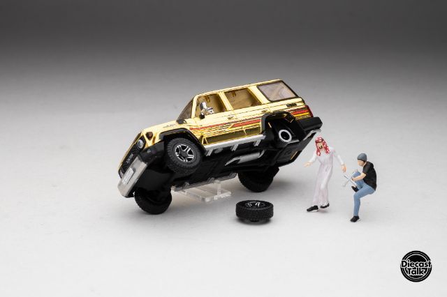 Diecasttalk特注】 GCD 1/64 トヨタ ランドクルーザー 70 アラブ仕様
