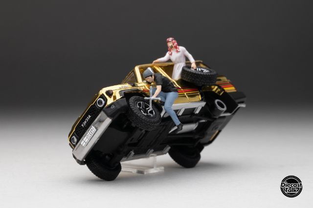 Diecasttalk特注】 GCD 1/64 トヨタ ランドクルーザー 70 アラブ仕様