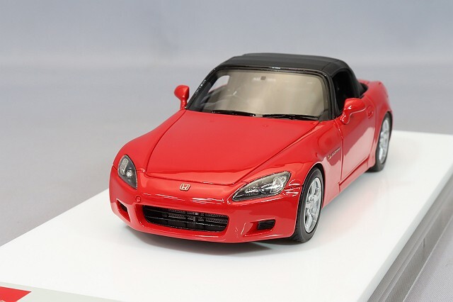 アイドロン 1/43 ホンダ S2000 (AP1) 1999 ニューフォーミュラレッド